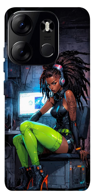 Чохол на Tecno Spark Go 2023 Cyber girl фото 1 з 1