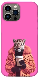 Чехол на Apple iPhone 13 Pro Max (6.7") Леопард с кофе фото 1 из 1