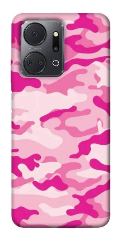 Чехол на Huawei Honor X7a camouflage pink фото 1 из 1