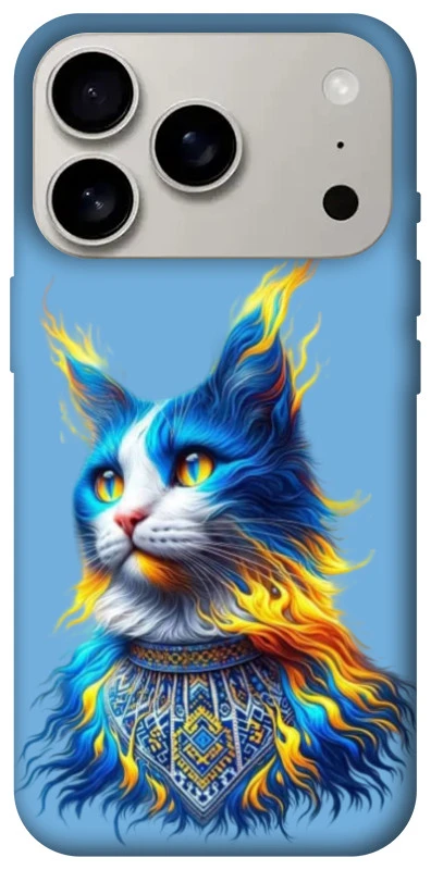 Чохол на Apple iPhone 17 Pro (6.3") Кіт патріот фото 1 з 1