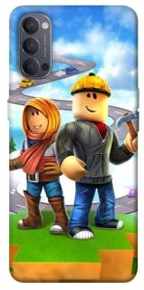 Чехол на Oppo Reno 4 Roblox Builder Adventure фото 1 из 1