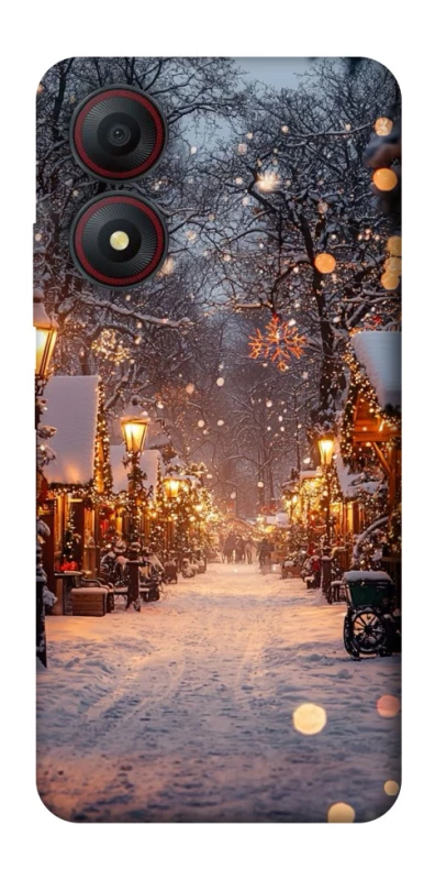 Чохол на ZTE Blade A34 4G Новорічний v50 фото 1 з 1