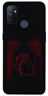 Чехол на OnePlus Nord N100 Красное сердце фото 1 из 1