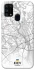 Чохол на Samsung Galaxy M31 Kiev white map фото 1 з 1