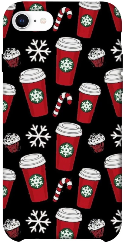 Чехол на Apple iPhone SE (2020) Новогодний v40 фото 1 из 1