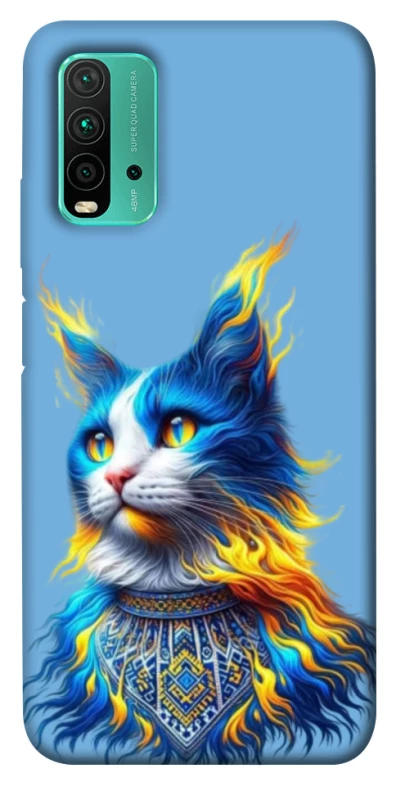 Чохол на Xiaomi Redmi Note 9 4G / Redmi 9 Power Кіт патріот фото 1 з 1