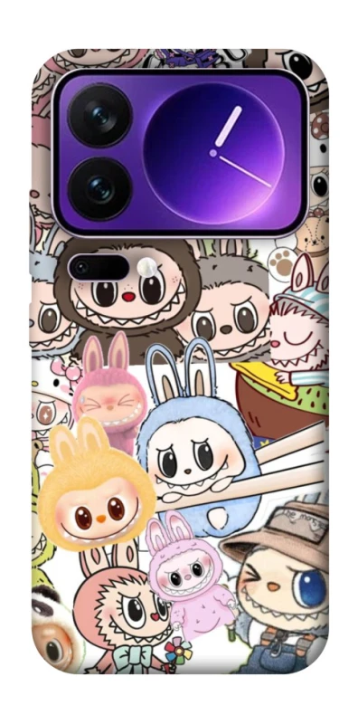 Чехол на Xiaomi 17 Pro Max All Labubus фото 1 из 1