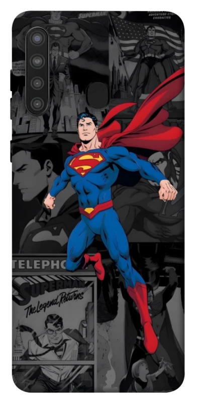 Чехол на Samsung Galaxy A21 superman comics фото 1 из 1
