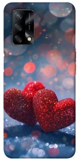 Чехол на Oppo A74 4G Red hearts фото 1 из 1