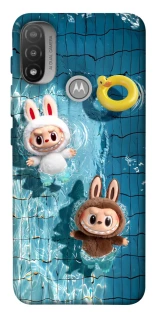 Чохол на Motorola Moto E20 Labubu in the pool фото 1 з 1