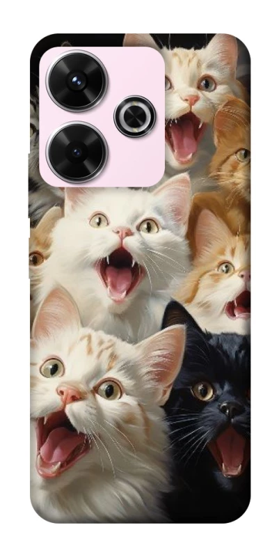Чохол на Xiaomi Redmi 13 4G Коти фото 1 з 1
