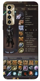 Чохол на TECNO Camon 17P Character Menu ver.1 фото 1 з 1