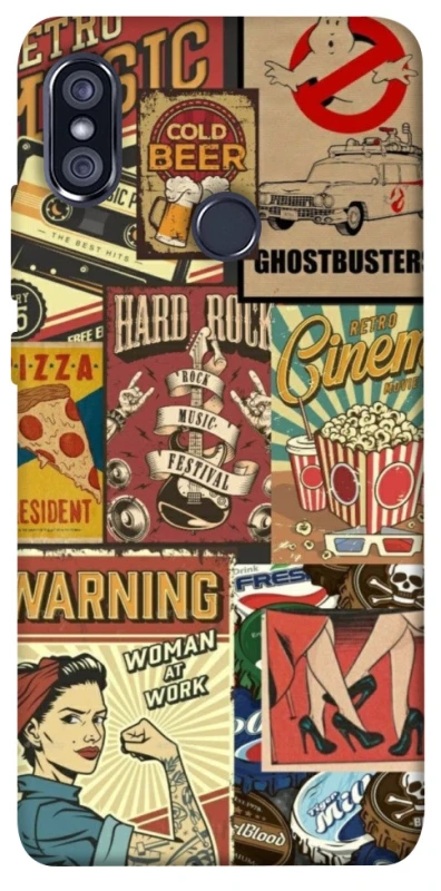 Чохол на Xiaomi Redmi Note 5 Pro / Note 5 (AI Dual Camera) Retro collage ver.2 фото 1 з 1