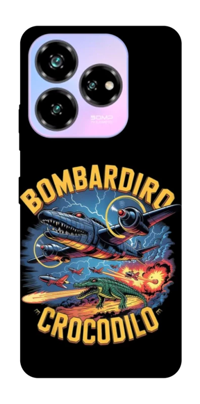 Чохол на ZTE Nubia V60 Desing Bombardino Crocodilo v2 фото 1 з 1