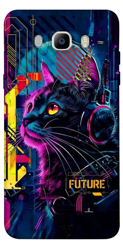 Чохол на Samsung J510F Galaxy J5 (2016) Cyber Cat v2 фото 1 з 1