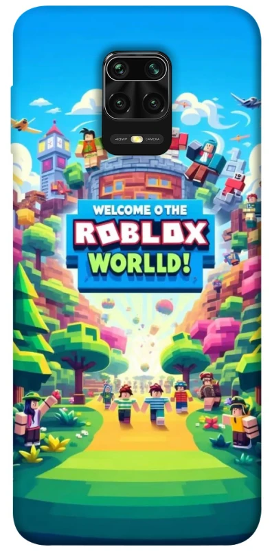 Чехол на Xiaomi Redmi Note 9s / Note 9 Pro / Note 9 Pro Max Roblox World фото 1 из 1