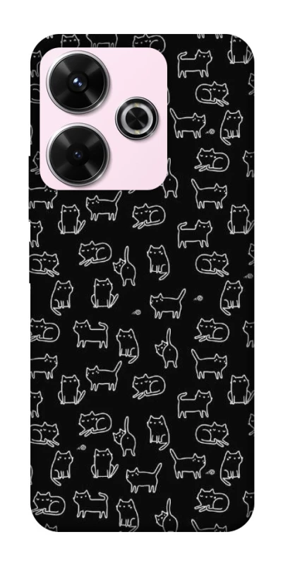 Чохол на Xiaomi Redmi 13 4G Black Cats фото 1 Чохол на Xiaomi Redmi 13 4G Black Cats фото 1 з 1