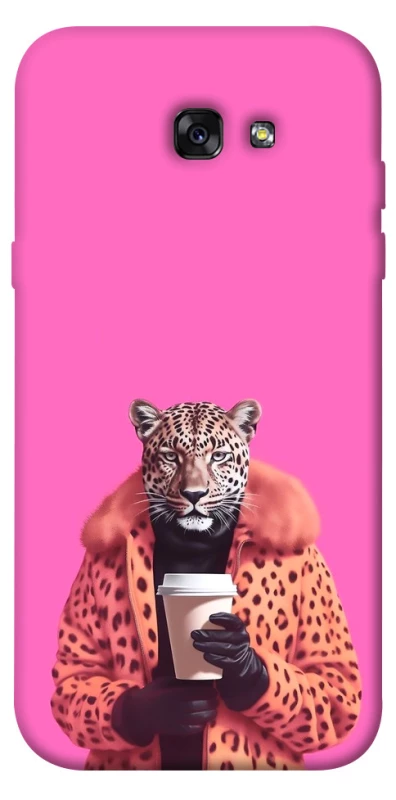 Чохол на Samsung A720 Galaxy A7 (2017) Леопард з кавою фото 1 з 1