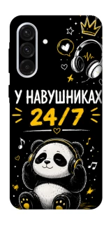 Чехол на Samsung Galaxy A36 5G У навушниках 24/7 фото 1 из 1