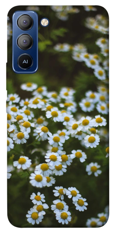 Чехол на TECNO Pop 5 LTE Ромашки v13 фото 1 из 1