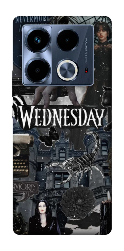 Чохол на Infinix Note 40 4G Wednesday Collage ver.2 фото 1 з 1