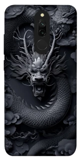 Чехол на Xiaomi Redmi 8 black dragon фото 1 из 1