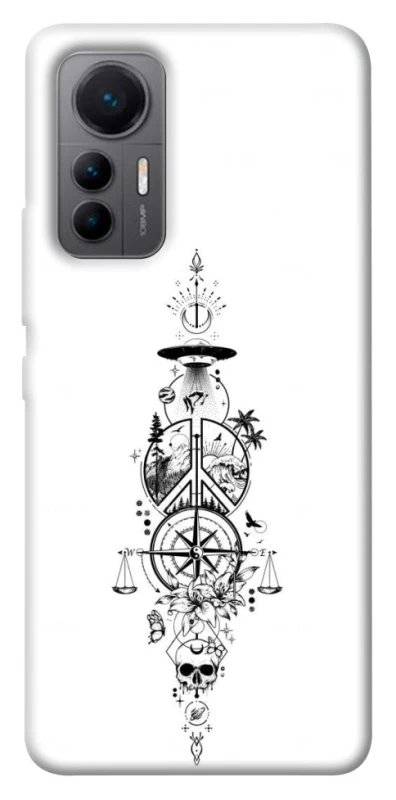 Чехол на Xiaomi 12 Lite Tattoo ver.7 фото 1 из 1