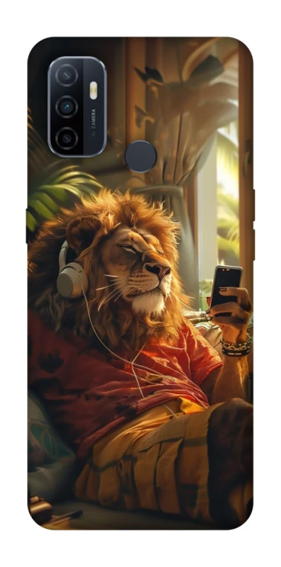 Чохол на Oppo A53 / A32 / A33 Лев v2 фото 1 з 1
