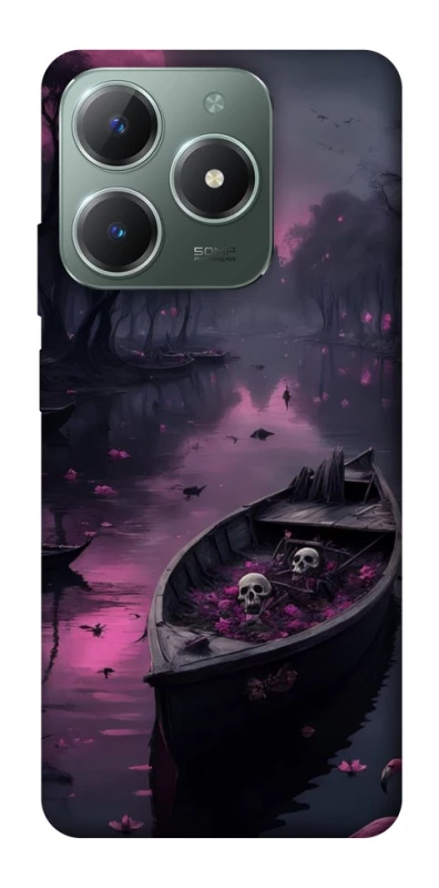Чохол на Realme C61 Boat and flamingo фото 1 з 1