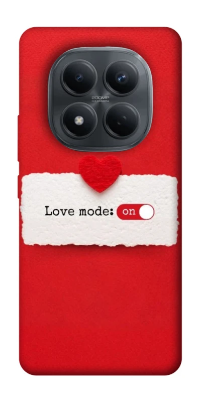 Чохол на Xiaomi Redmi Note 15 Pro 4G Love Mode ON фото 1 з 1