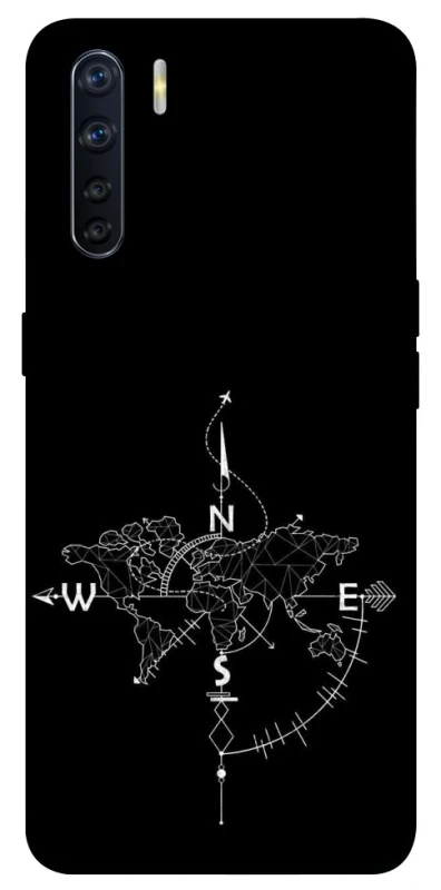 Чохол на Oppo A91 Travel Map фото 1 з 1