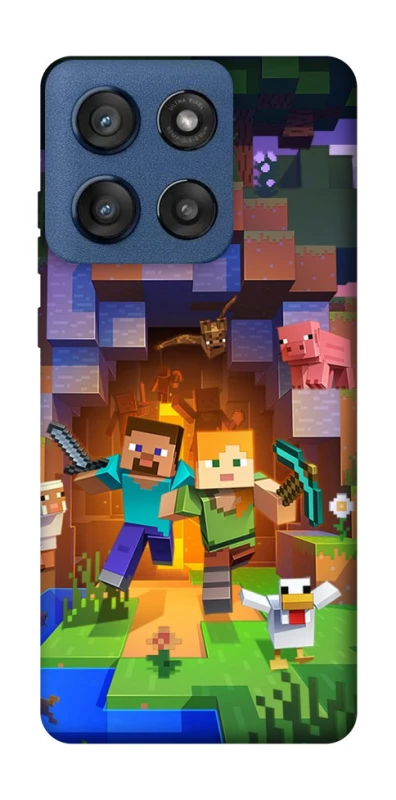 Чохол на Motorola Edge 60 Stylus Minecraft game фото 1 з 1