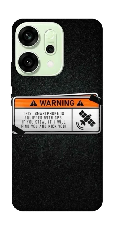 Чохол на Oppo Reno 14 Warning фото 1 з 1