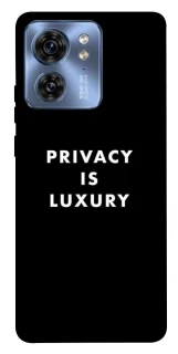 Чохол на Motorola Edge 40 Privacy is luxury фото 1 з 1
