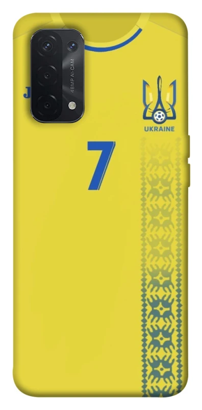 Чохол на Oppo A54 5G / A74 5G UA-Football ver.3 фото 1 з 1