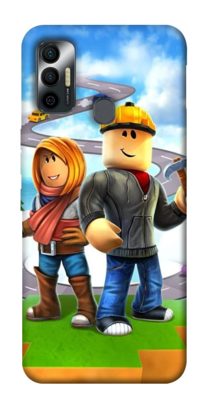 Чехол на TECNO Spark 7 Roblox Builder Adventure фото 1 из 1