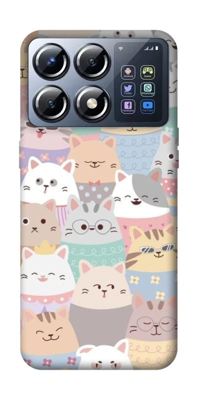 Чохол на Xiaomi POCO X8 Pro Funny Kittens ver.2 фото 1 з 1