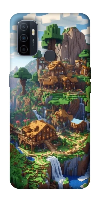 Чохол на Oppo A53 / A32 / A33 Minecraft universe фото 1 з 1