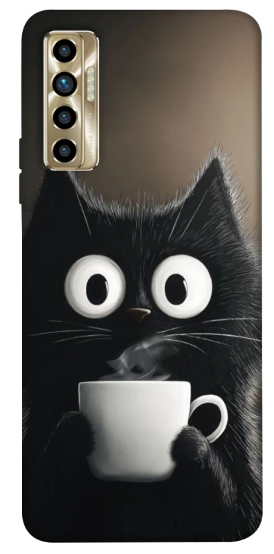 Чехол на TECNO Camon 17P morning cat фото 1 из 1