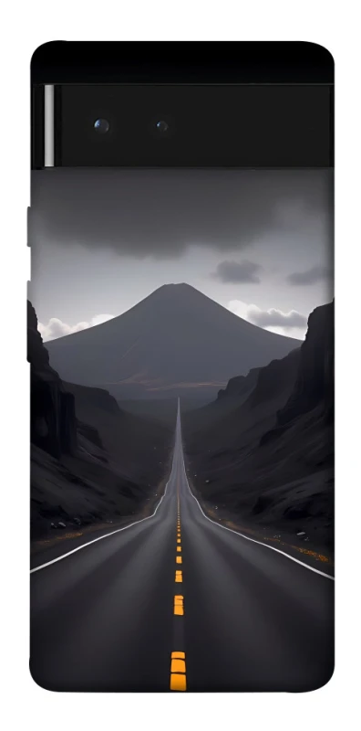Чехол на Google Pixel 6 Black mountains фото 1 из 1