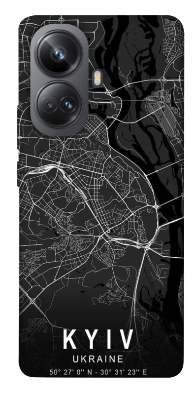 Чехол на Realme 10 Pro+ Kyiv map фото 1 из 1