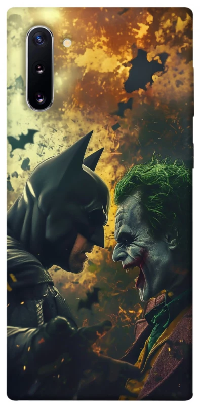 Чехол на Samsung Galaxy Note 10 Batman and the Joker фото 1 из 1