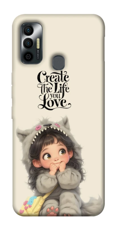 Чохол на TECNO Spark 7 Create the life you love фото 1 з 1