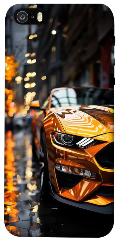 Чохол на Apple iPhone 5/5S/SE Golden sports car фото 1 з 1