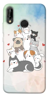 Чохол на Huawei P20 Lite Funny Pets ver.2 фото 1 з 1