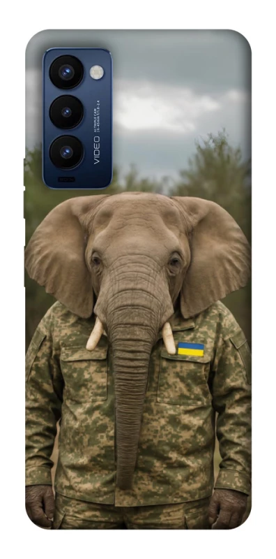 Чохол на TECNO Camon 18 Pro Слон захисник фото 1 з 1