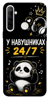 Чехол на Realme 6i У навушниках 24/7 фото 1 из 1