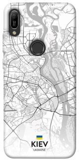 Чехол на Huawei Y6 (2019) Kiev white map фото 1 из 1