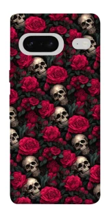 Чехол на Google Pixel 7 Черепа и розы фото 1 из 1