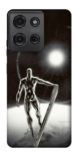 Чохол на Motorola Moto G75 Срібний серфер фото 1 з 1